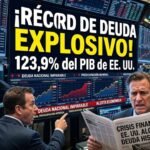La deuda de EE. UU. llega al 123,9% del PIB